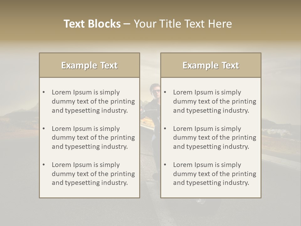 Fashion Landscaped  PowerPoint Template