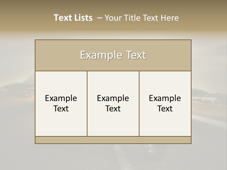 Fashion Landscaped  PowerPoint Template