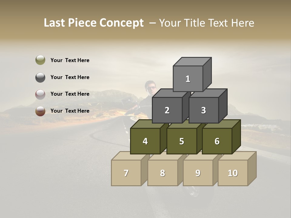 Fashion Landscaped  PowerPoint Template