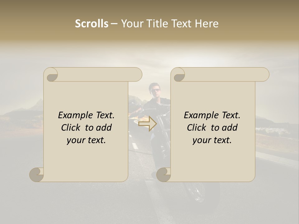 Fashion Landscaped  PowerPoint Template