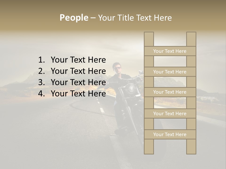 Fashion Landscaped  PowerPoint Template