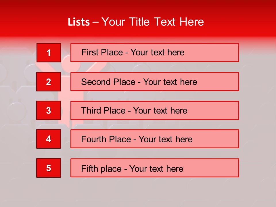 Standing Win Personality PowerPoint Template