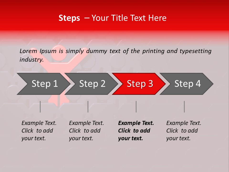 Standing Win Personality PowerPoint Template