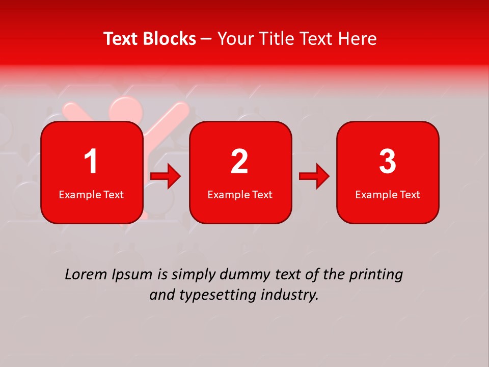 Standing Win Personality PowerPoint Template