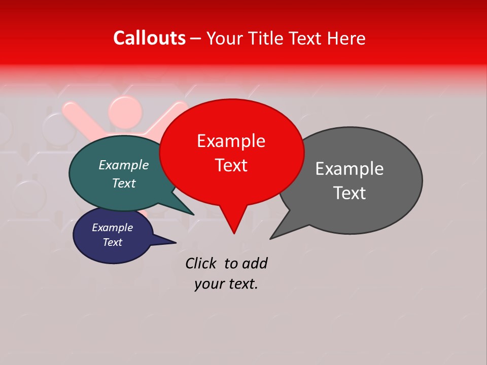 Standing Win Personality PowerPoint Template