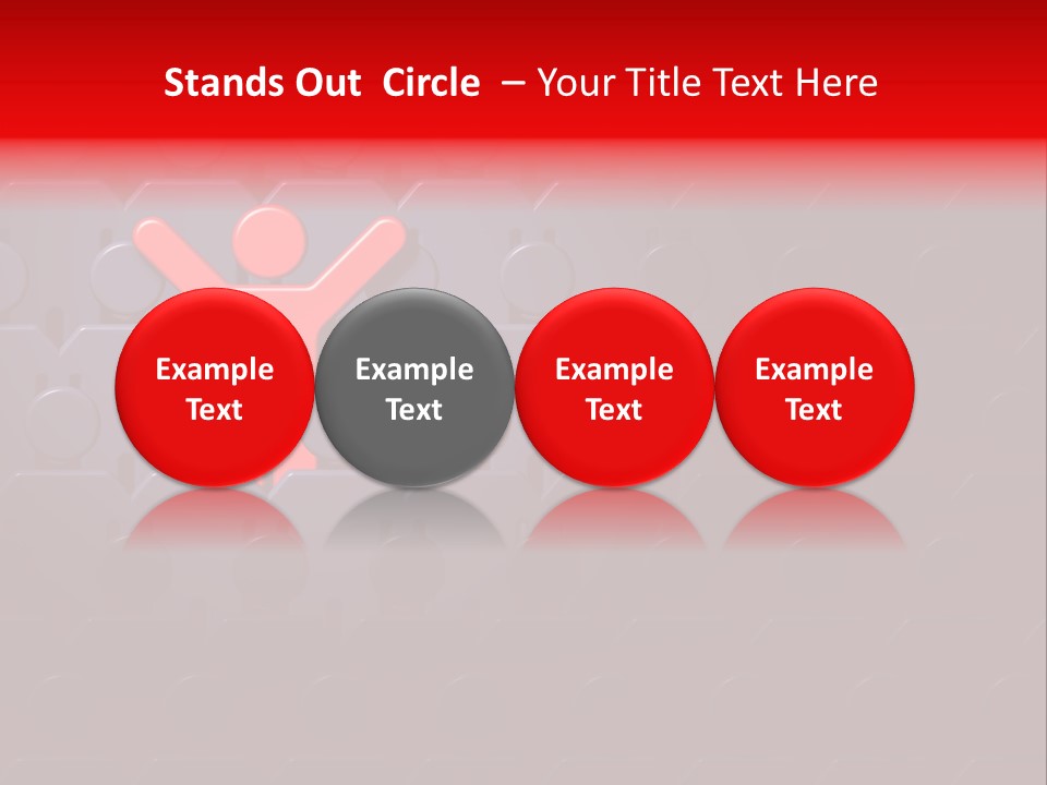 Standing Win Personality PowerPoint Template