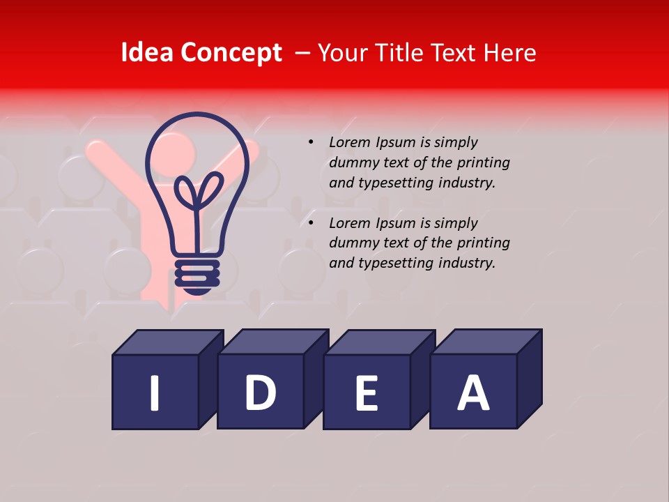 Standing Win Personality PowerPoint Template