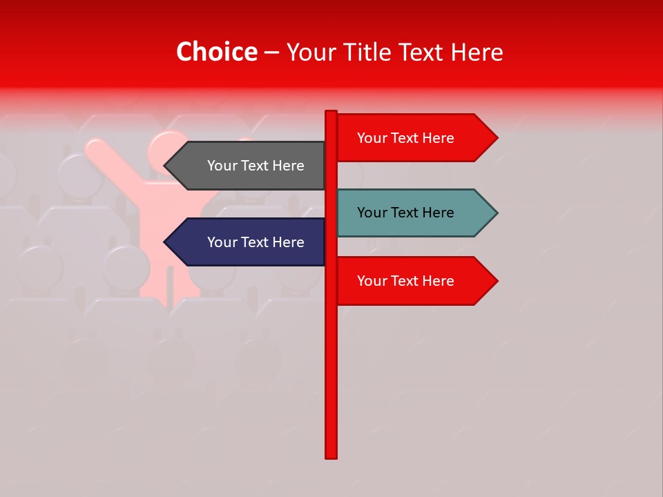 Standing Win Personality PowerPoint Template