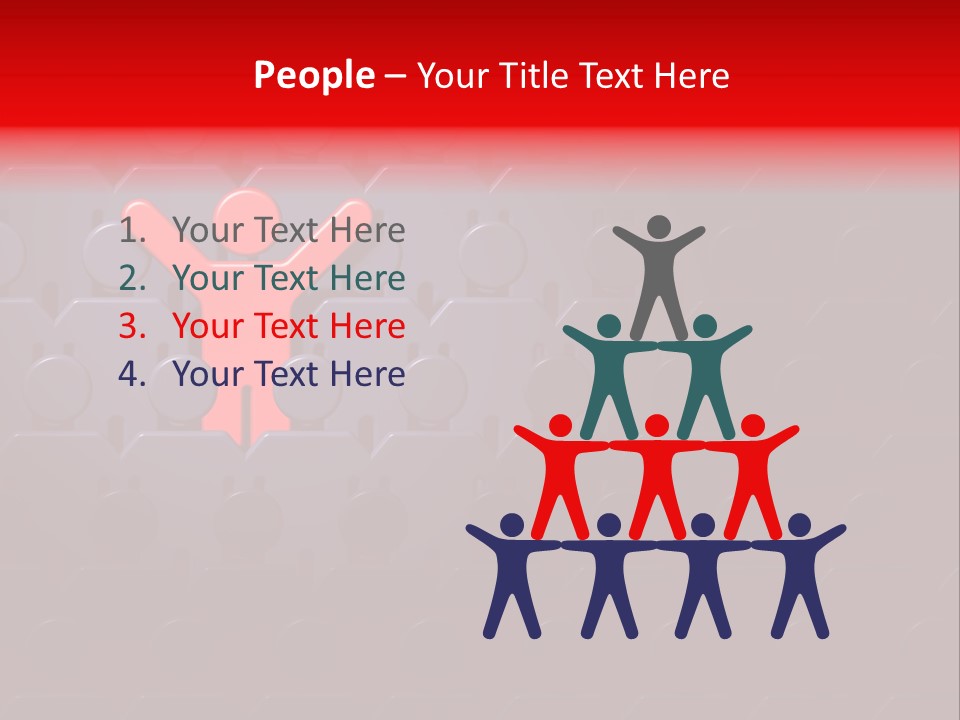 Standing Win Personality PowerPoint Template