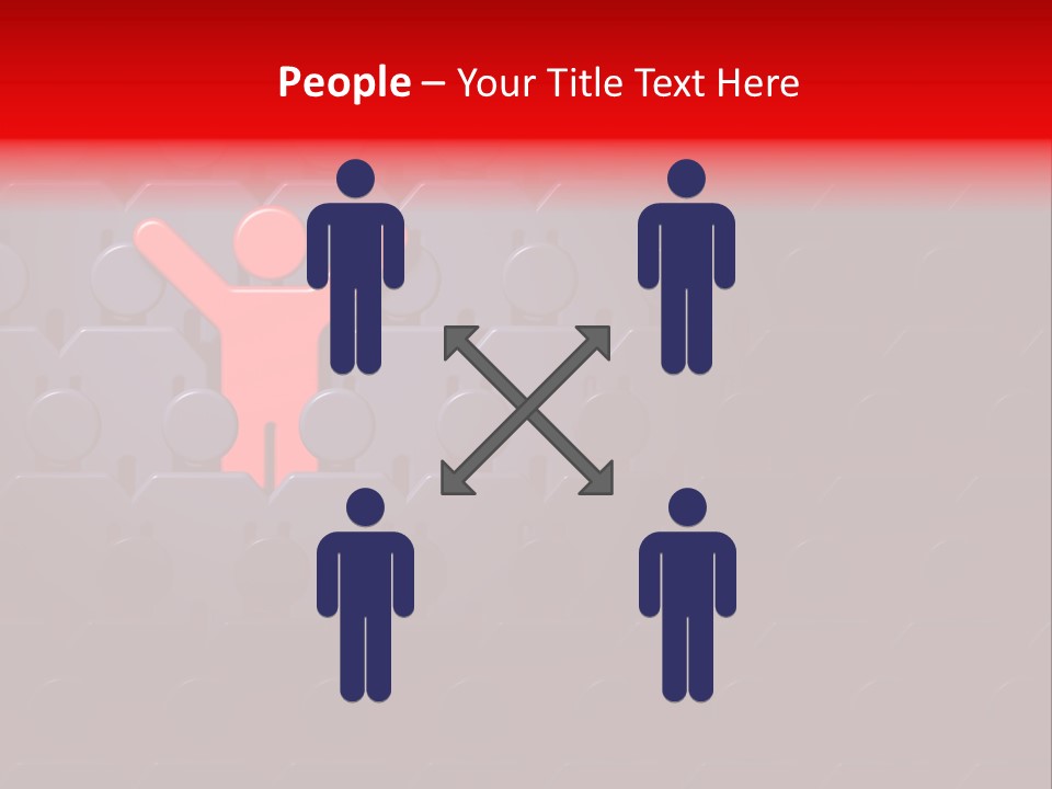 Standing Win Personality PowerPoint Template