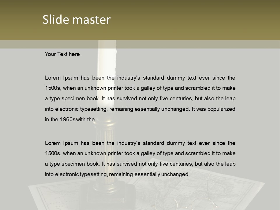 Wax Age Symbols PowerPoint Template