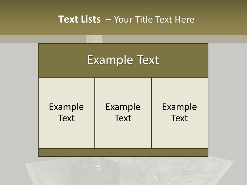Wax Age Symbols PowerPoint Template