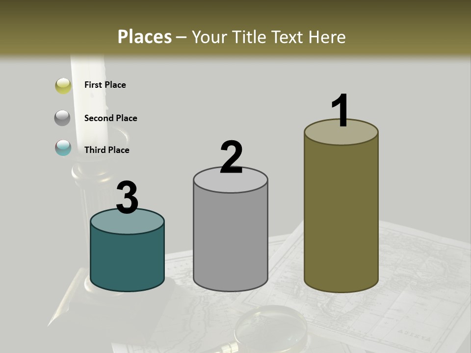 Handle Magnifier Table PowerPoint Template