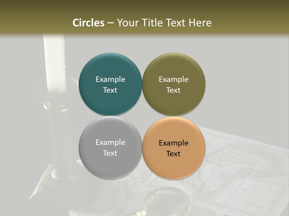 Handle Magnifier Table PowerPoint Template