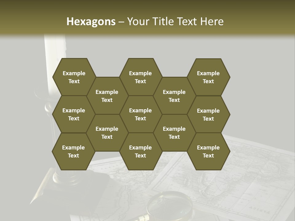 Handle Magnifier Table PowerPoint Template