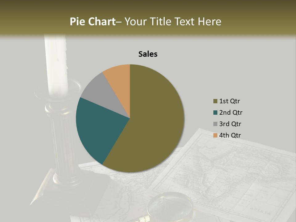 Handle Magnifier Table PowerPoint Template
