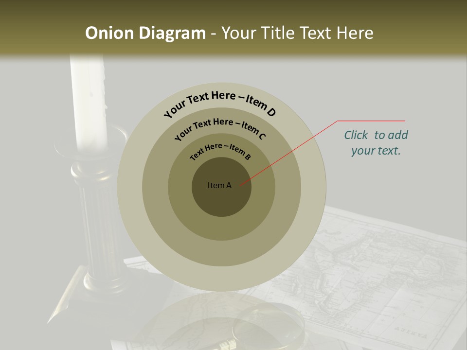Handle Magnifier Table PowerPoint Template