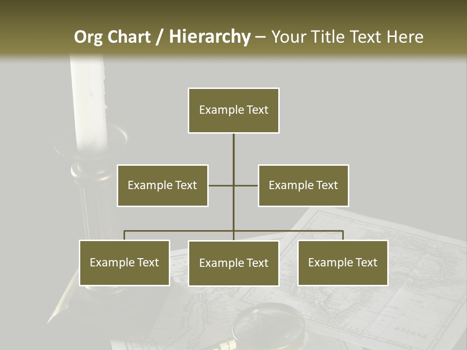 Handle Magnifier Table PowerPoint Template