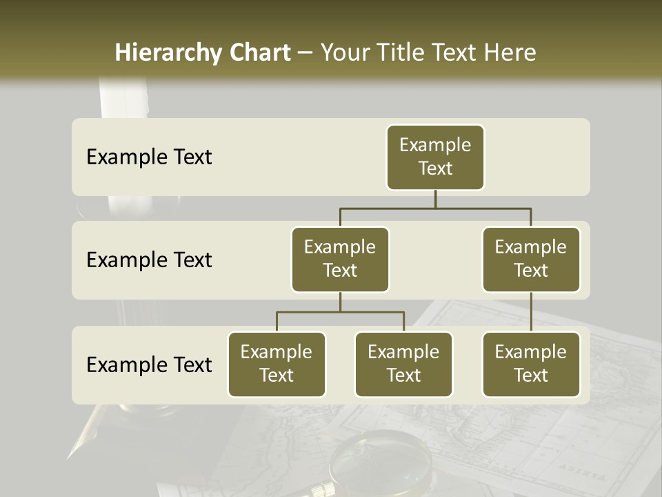 Handle Magnifier Table PowerPoint Template