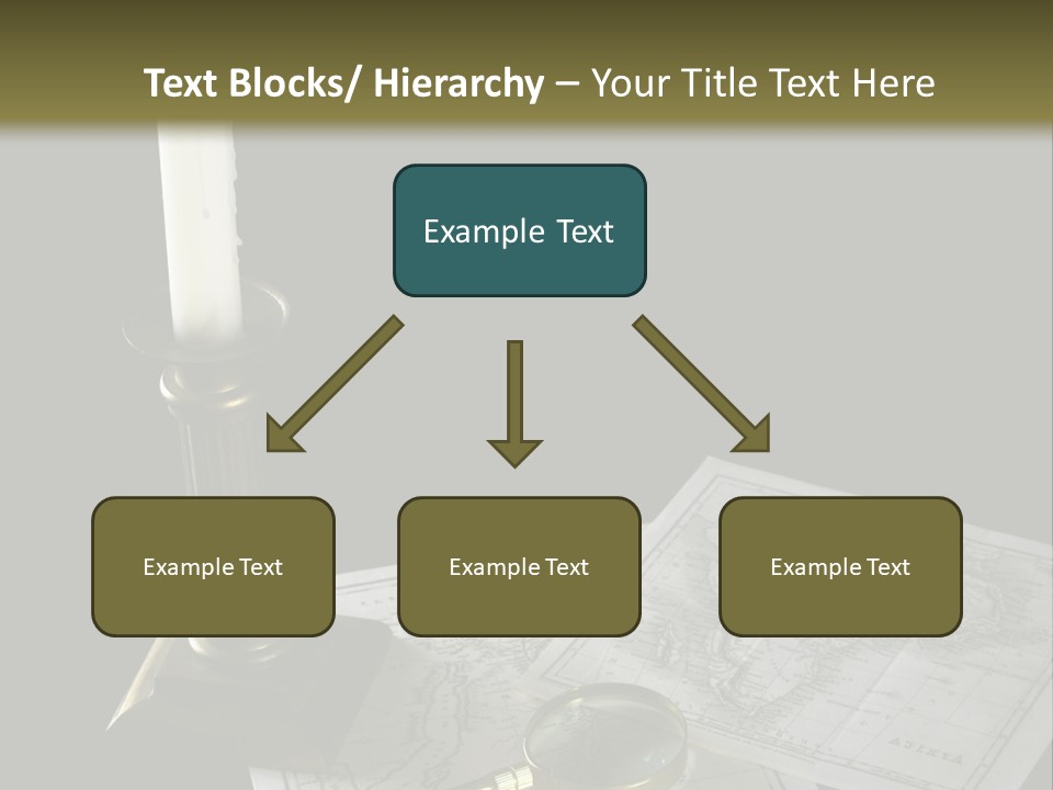 Handle Magnifier Table PowerPoint Template