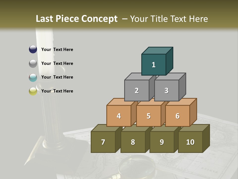 Handle Magnifier Table PowerPoint Template