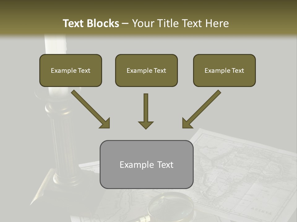 Handle Magnifier Table PowerPoint Template