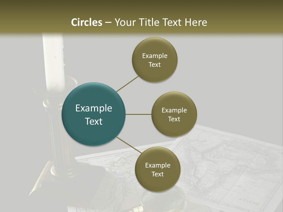 Handle Magnifier Table PowerPoint Template