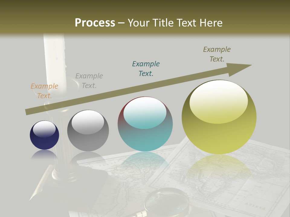 Handle Magnifier Table PowerPoint Template