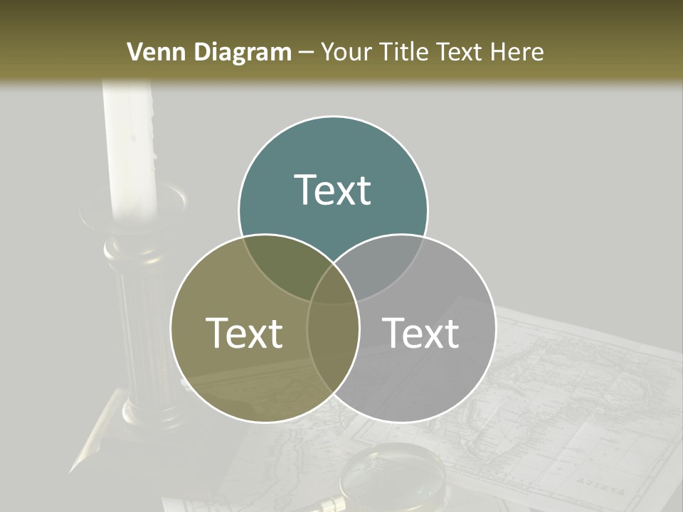 Handle Magnifier Table PowerPoint Template