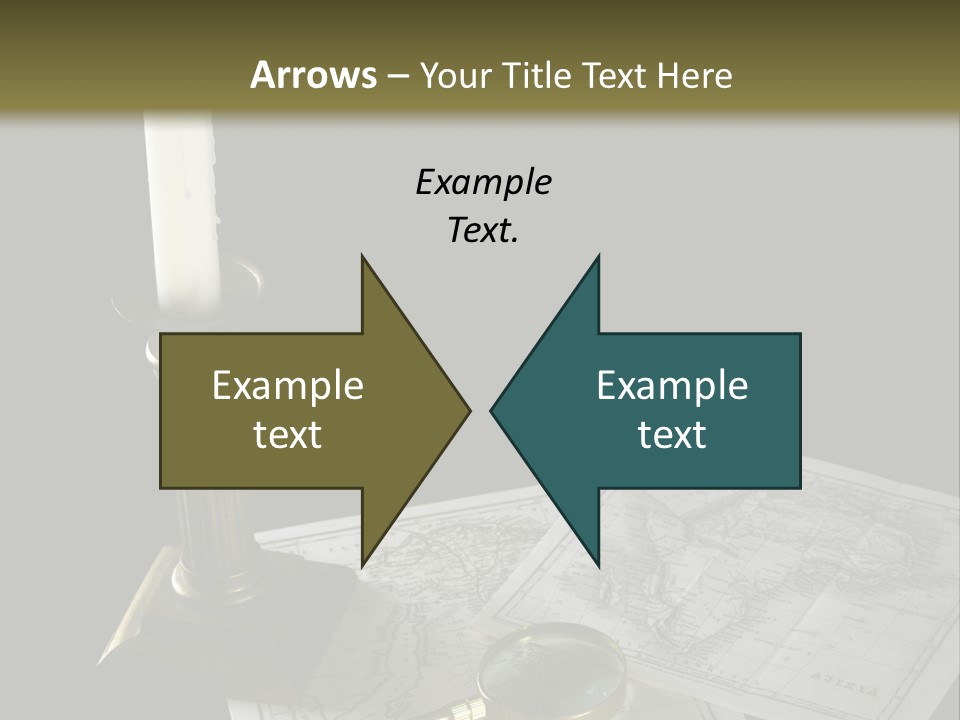 Handle Magnifier Table PowerPoint Template