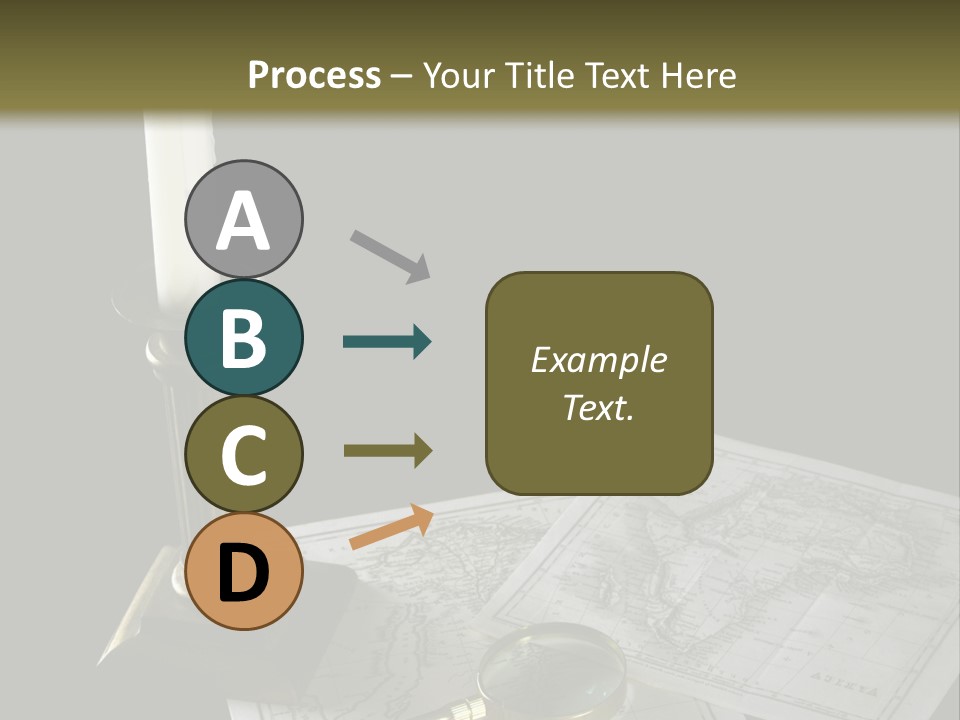 Handle Magnifier Table PowerPoint Template
