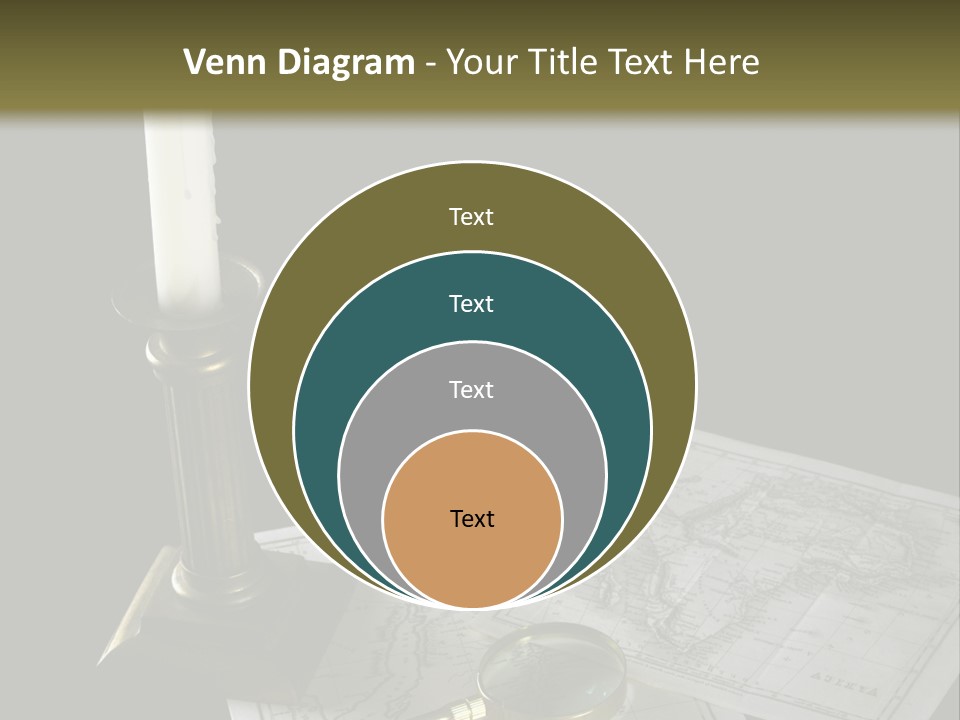 Handle Magnifier Table PowerPoint Template