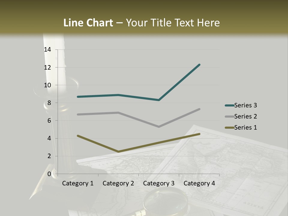 Handle Magnifier Table PowerPoint Template