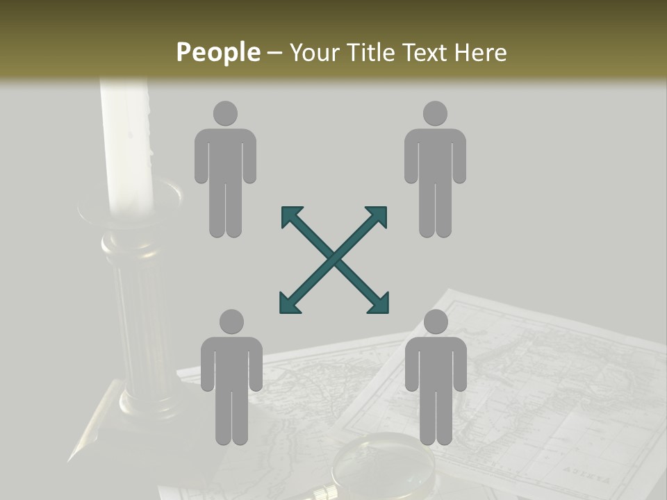 Handle Magnifier Table PowerPoint Template