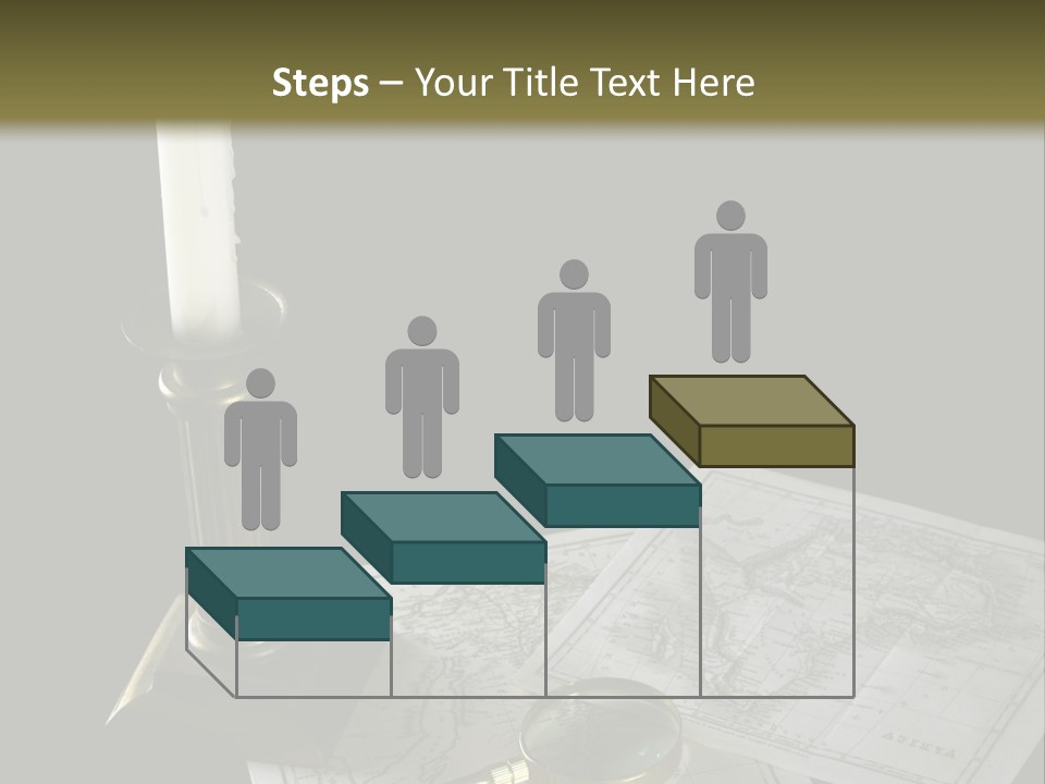 Handle Magnifier Table PowerPoint Template