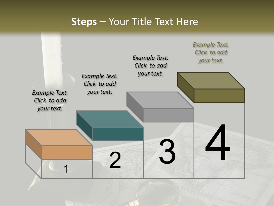 Handle Magnifier Table PowerPoint Template