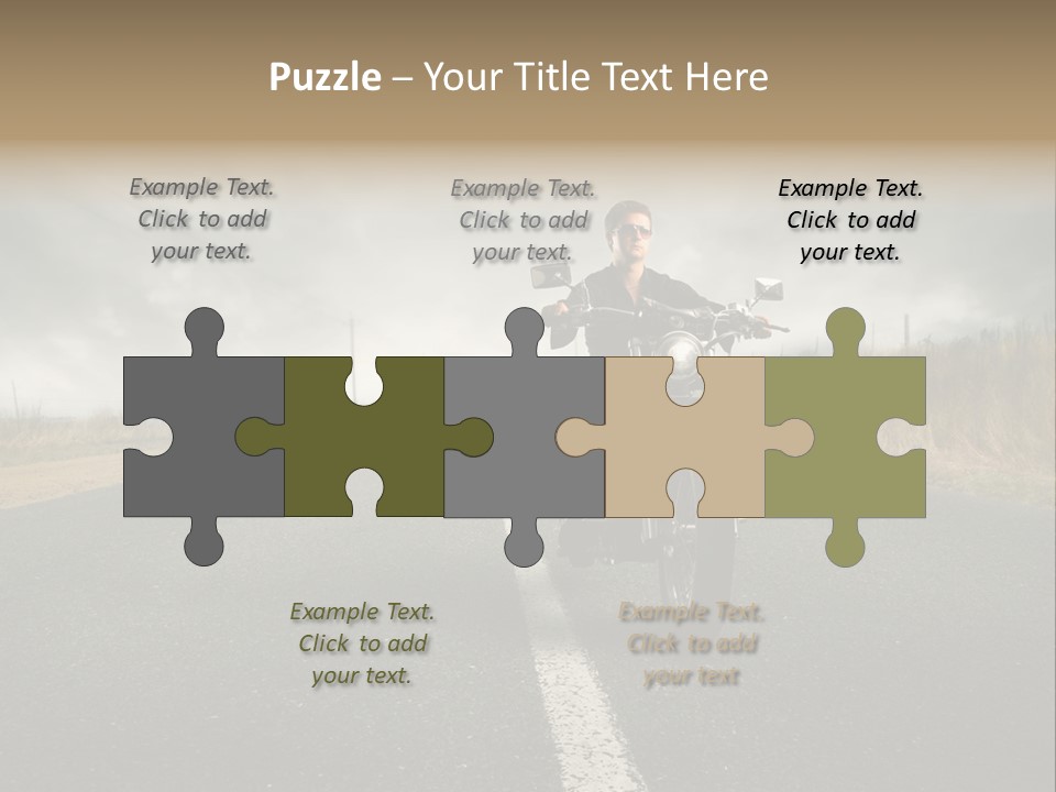 Boy Rider Speed PowerPoint Template