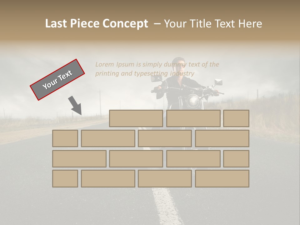 Boy Rider Speed PowerPoint Template