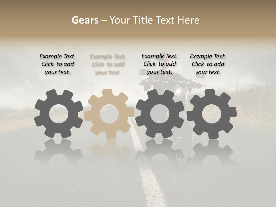 Boy Rider Speed PowerPoint Template