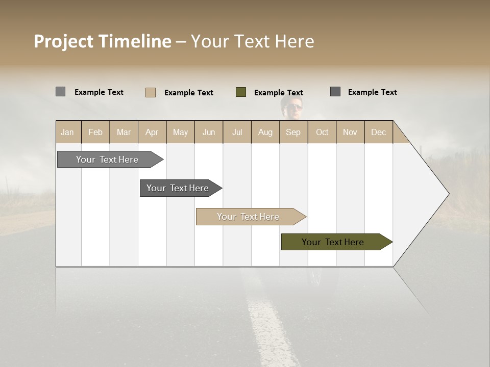 Boy Rider Speed PowerPoint Template