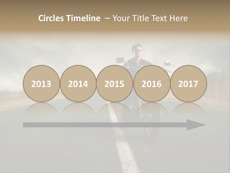 Boy Rider Speed PowerPoint Template