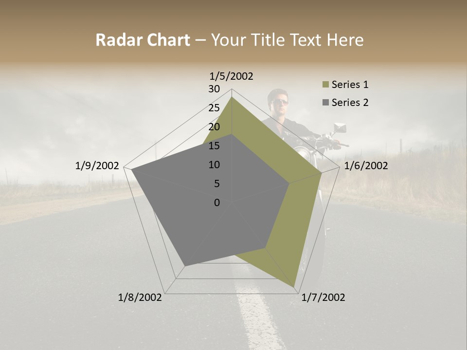 Boy Rider Speed PowerPoint Template