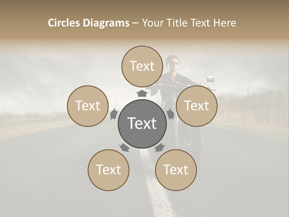 Boy Rider Speed PowerPoint Template