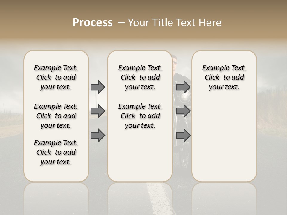 Boy Rider Speed PowerPoint Template