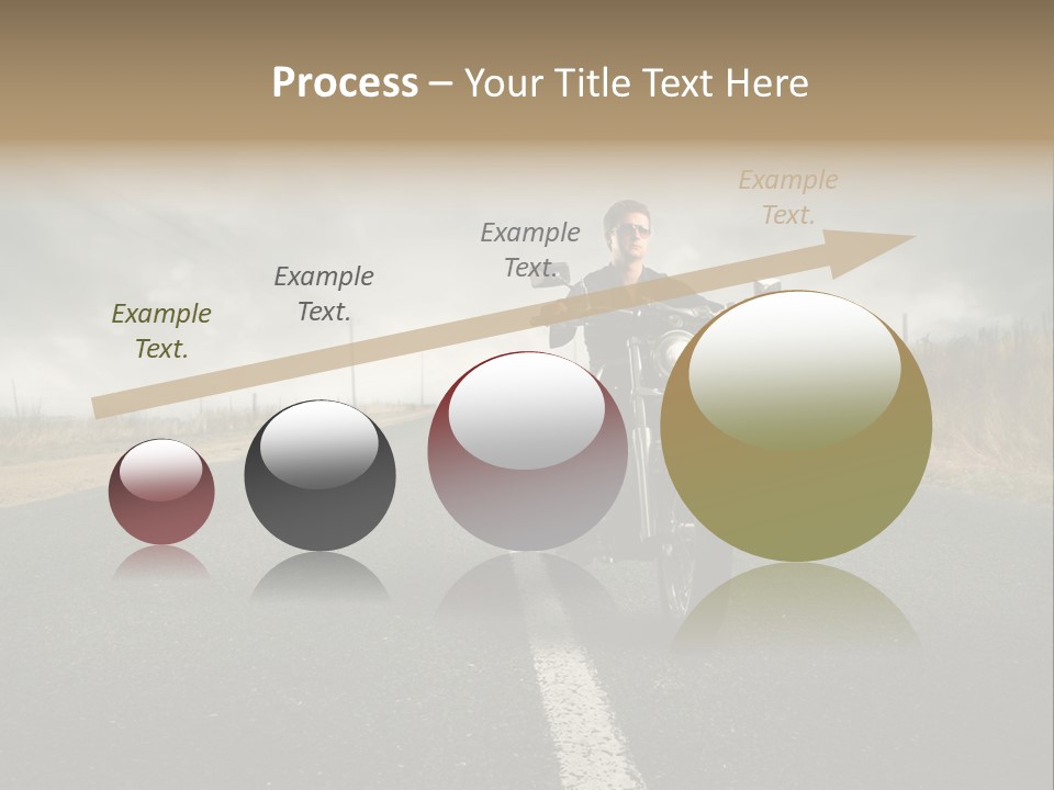 Boy Rider Speed PowerPoint Template