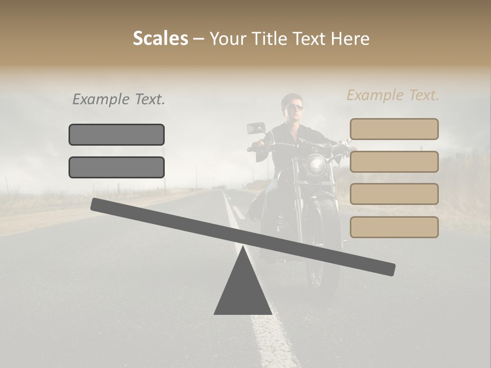 Boy Rider Speed PowerPoint Template