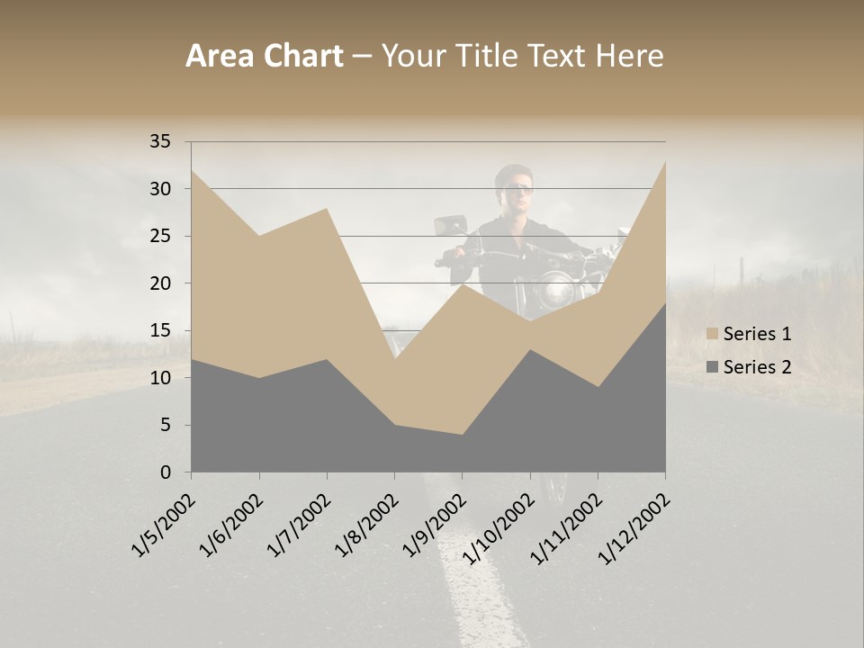 Boy Rider Speed PowerPoint Template