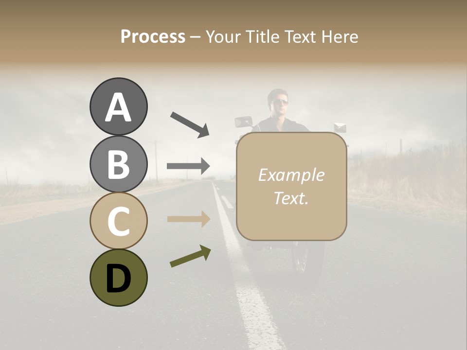 Boy Rider Speed PowerPoint Template