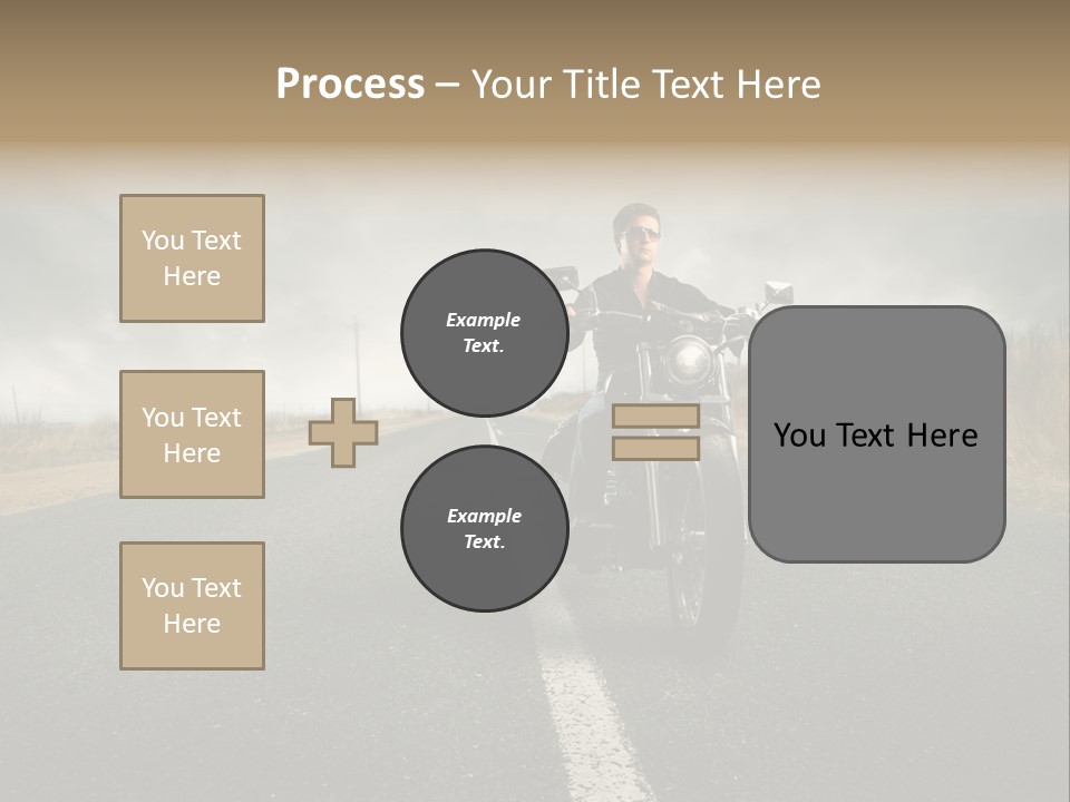 Boy Rider Speed PowerPoint Template