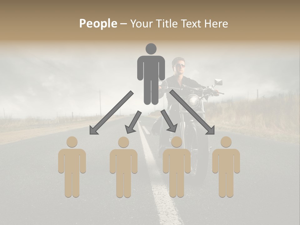 Boy Rider Speed PowerPoint Template